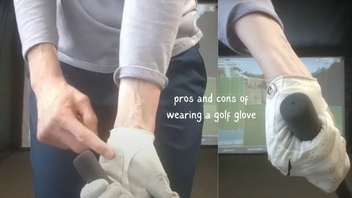 pros and cons of wearing a golf glove 