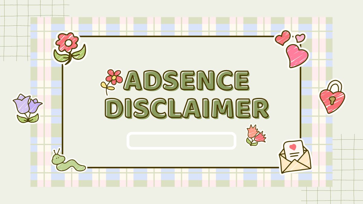 Adsence Disclaimer